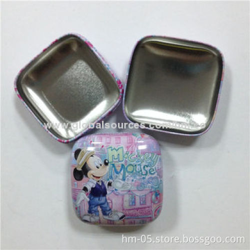 Disney Candy Tin Box, Measures 133 x 72 x 33mm, Suitable for Filling Various Things